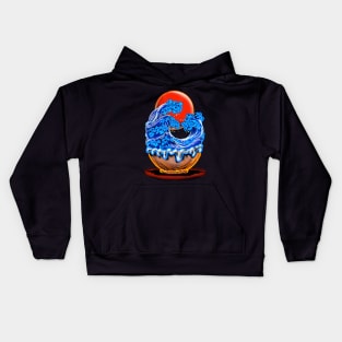 Great Wave Bowl Kids Hoodie